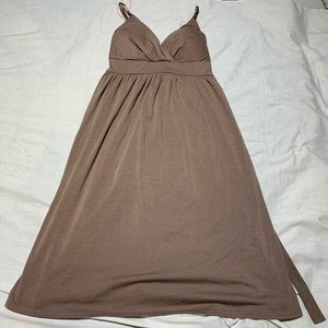 Derek heart tan dress